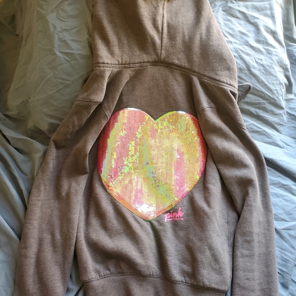 Victoria's Secret PINK Vintage Bling Hoodie HTF - Picture 2 of 9